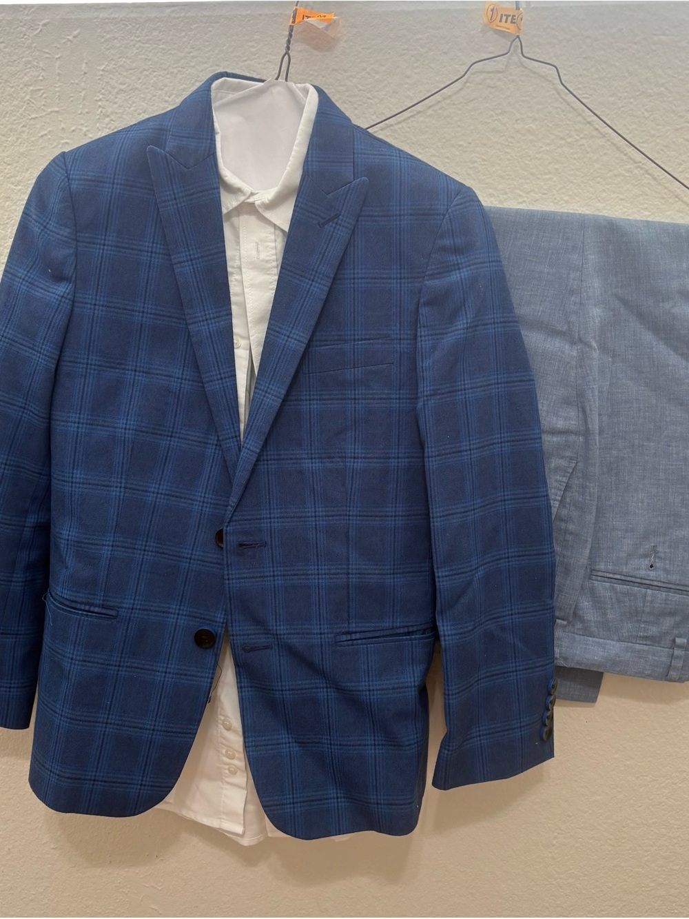 Calvin Klein Blue Sport Coat Size 12 & Brooks Brothers Pants Size 14